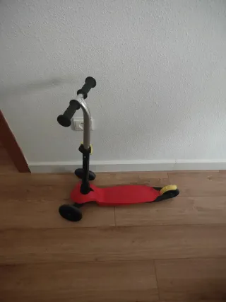 Patinete infantil 3 ruedas rojo