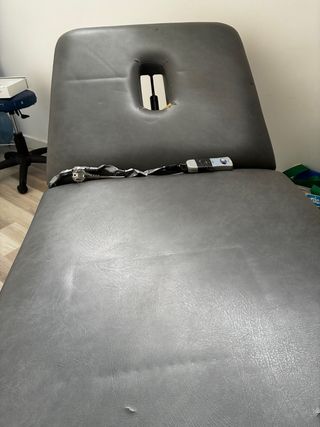 camilla eléctrica de dos cuerpos