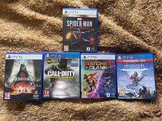 Lote Videojuegos PS5 y PS4