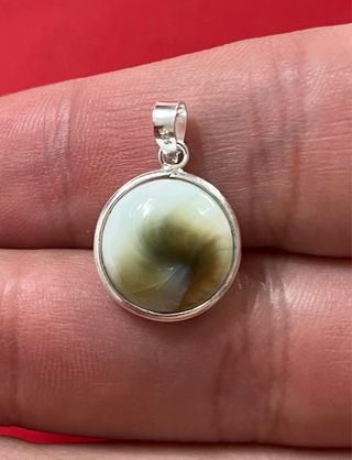 Hermoso Colgante Ojo de Shiva Plata De Ley 925