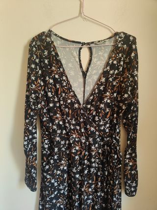 Mono largo estampado floral