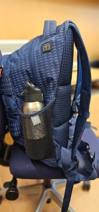 Mochila MOOTO Azul y Plateada