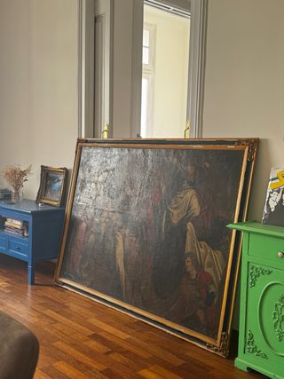 Pintura óleo antiguo s. XVIII–XIX