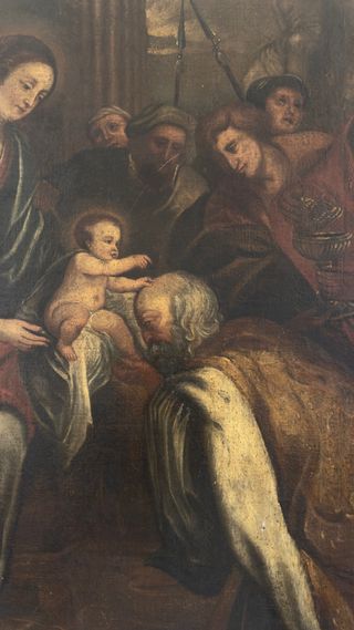 Pintura óleo antiguo s. XVIII–XIX