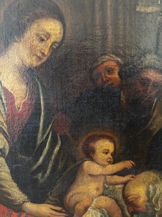 Pintura óleo antiguo s. XVIII–XIX