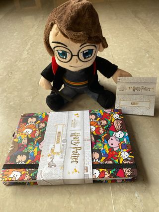 Peluche Harry Potter e Notebook