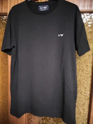 Camiseta Armani Jeans Talla XL Negra