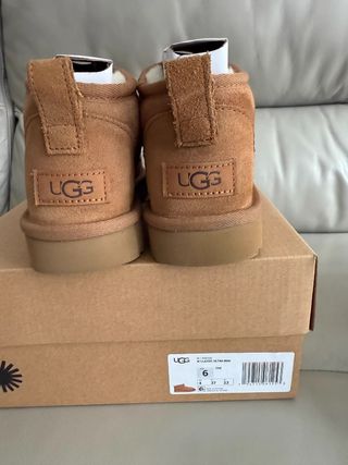 Botas UGG Suela Gruesa Boho Talla 38
