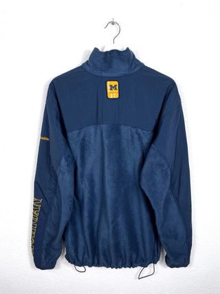 Forro Polar Columbia USA Michigan Oversize Retro