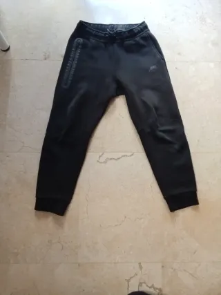 Pantalón Nike Tech Fleece Negro Niño