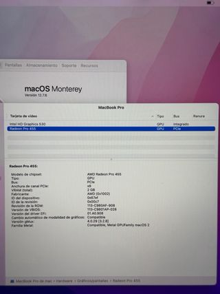 MacBook Pro 2016 (A1707) i7 / 16Gb / 512Gb / 2Gb