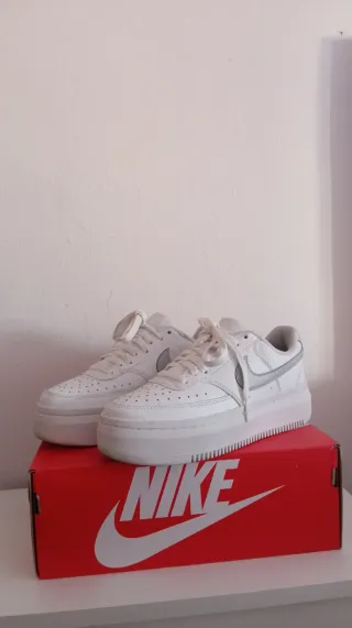 Nike Air Force 1 Plataforma Blancas