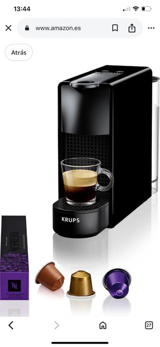 Cafetera Krups Nespresso Cápsulas