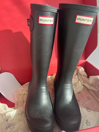 Botas Hunter Talla 37 Negras niña