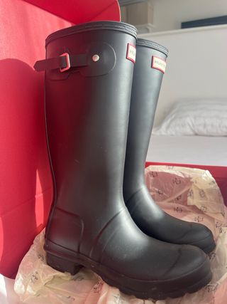 Botas Hunter Talla 37 Negras niña
