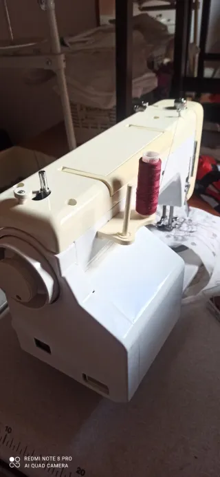 Máquina de coser puntada reta y ig Zag con motor