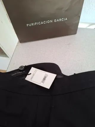 Pantalón vestir negro Purificación García T.42