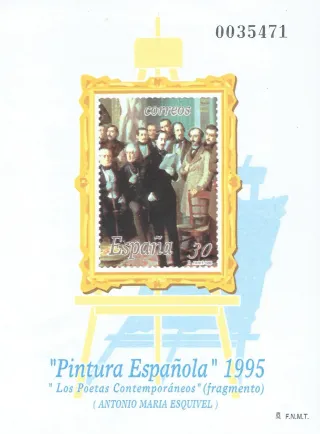 Prueba Oficial Filatelica Pintura Española