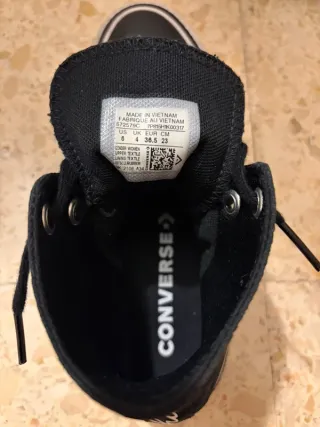 Converse Chuck Taylor All Star Hi Negras