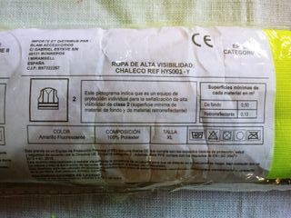 Pack 25 Chalecos Alta Visibilidad - XXL, XL, L