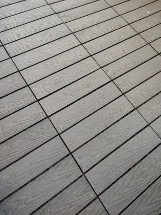 Suelo exterior modular gris