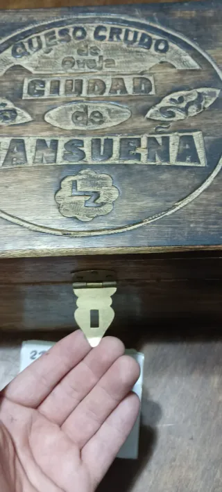 CAJA MADERA RUSTICA DECORACIÓN