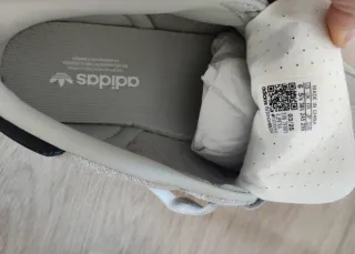 Adidas Gazelle Talla 38 2/3 Gris Blanco