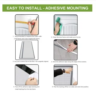 Mosquitera 120x220 magnética negra