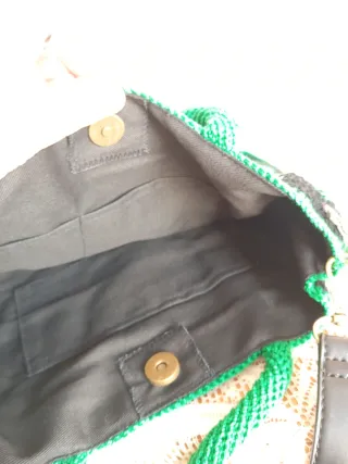 Bolso Crochet Anillas Lata Handmade