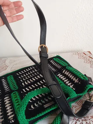 Bolso Crochet Anillas Lata Handmade