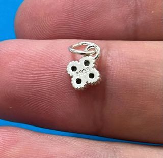 Maravilloso Colgante Trébol Circonitas Plata 925