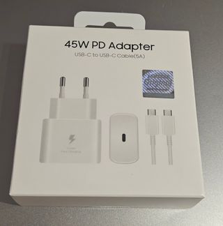 45W Caricabatterie Samsung compatibile con cavo USB-C 1m