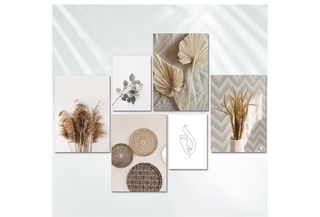 Set 6 Quadri Decorativi da Parete Moderni