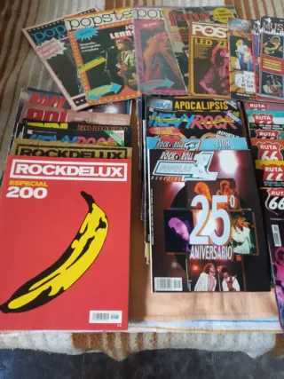 A 2 euros la unidad revistas musicales