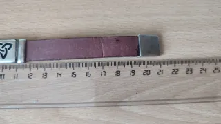 Pulsera Zamak Hombre Cuero Marrón