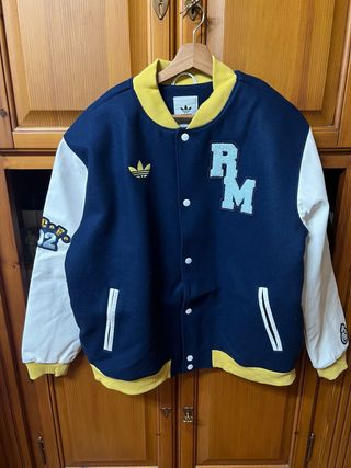 Chaqueta Bomber Real Madrid Adidas Azul