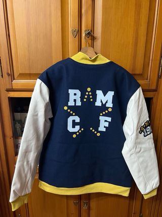 Chaqueta Bomber Real Madrid Adidas Azul