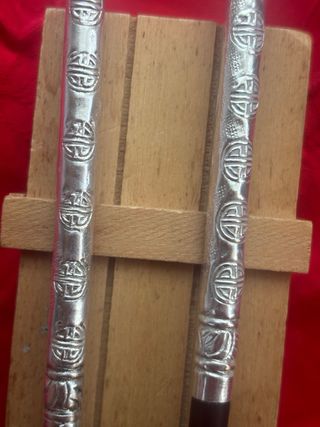 Bacchette Vietnam Argento Legno