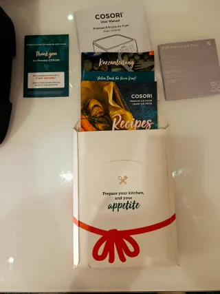 Freidora Aire Cosori 5.5L Negra