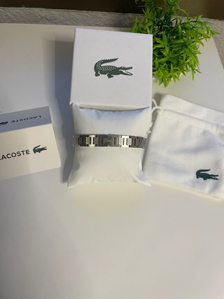 Pulsera Lacoste Acero Inoxidable nueva en su caja