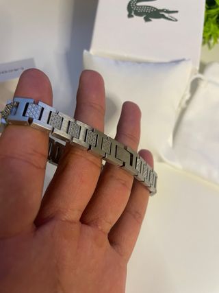 Pulsera Lacoste Acero Inoxidable nueva en su caja