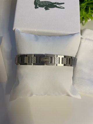 Pulsera Lacoste Acero Inoxidable nueva en su caja