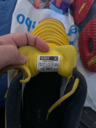 Zapatillas de pádel Munich amarillas