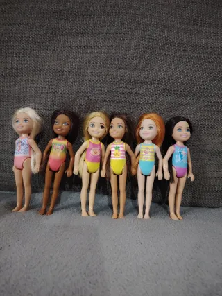 Lote 6 Muñecas Mattel