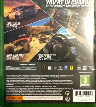 Forza Horizon 3 Xbox One Juego Carreras