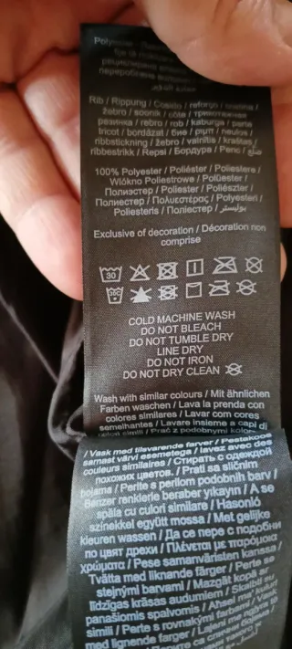 Abrigo verde acolchado extra caliente talla M