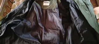 Abrigo verde acolchado extra caliente talla M