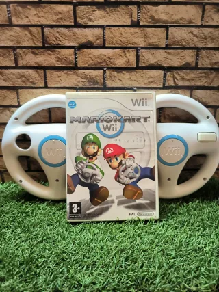 Mario Kart Wii + 2 Volantes Wii Nintendo
