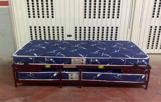 Litera plegable + 2 colchones