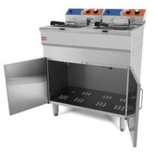 FREIDORA ELÉCTRICA 14+14 LITROS CON MUEBLE